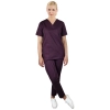 Uniform medyczny CLINIC śliwkowy roz. 3XL